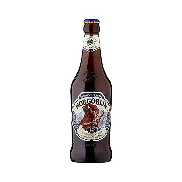 Hobgoblin Bière à La Robe Rubis Solide Bouteille 5,2° 500 ml