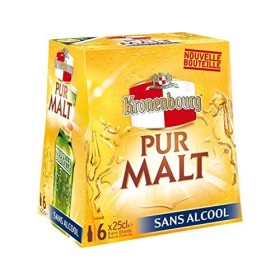 Kronenbourg pur malt sans alcool - 6 x 25 cl