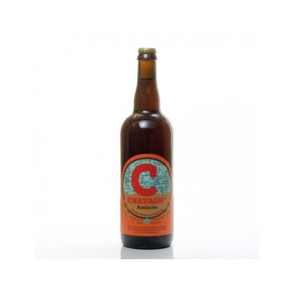 Bière ambrée artisanale Brasserie Chavagn, 75cl