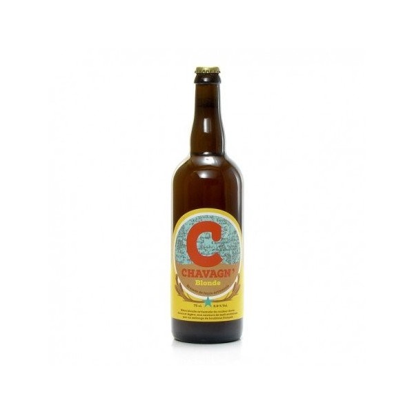 Bière blonde artisanale Brasserie Chavagn, 75cl