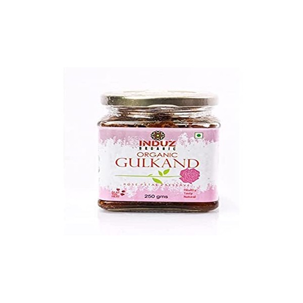 Induz Organic Rose Petal Jam 250 Gm
