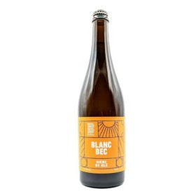 BAPBAP - Blanc Bec - Bière Artisanale de style Witbier, Blanche - 75 cl
