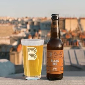 BAPBAP - Blanc Bec - Bière Artisanale de style Witbier, Blanche - 75 cl