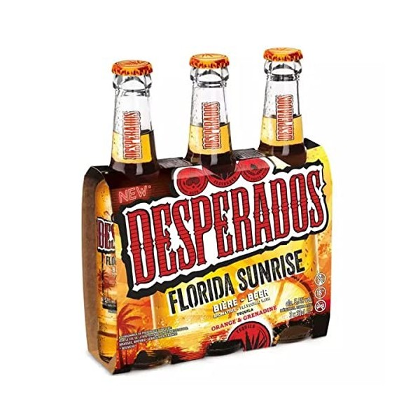 Desperados Bière Aromatisée 5.9% Florida Sunrise 3x33cl
