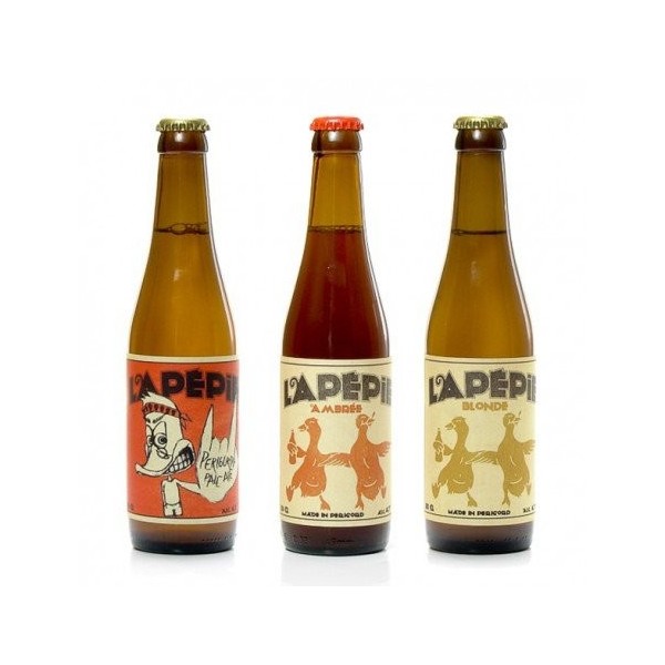 Lot découverte Brasserie Lapépie bio 3x33cl