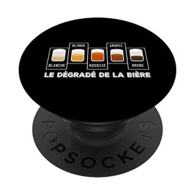 Dégradé De La Bière Blonde Brune Rousse Humour Homme Cadeau PopSockets PopGrip - Support et Grip pour Smartphone/Tablette ave