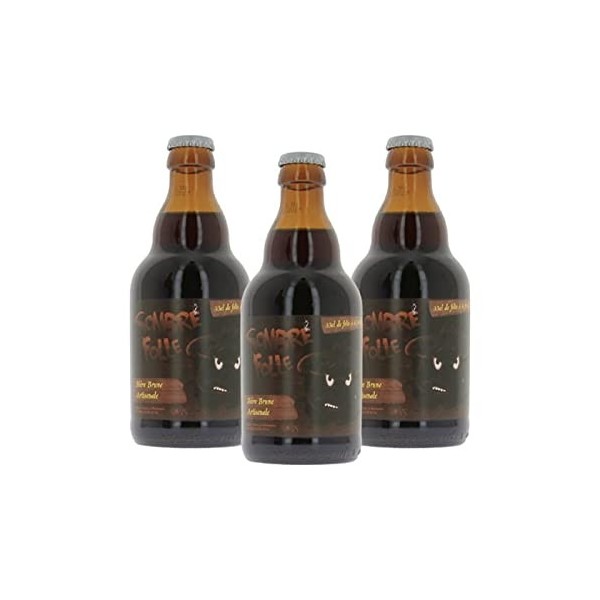Sombre folle - Bière brune 8.5% 3x33cl - Made in Calvados