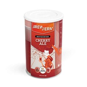 Brewferm - Kit de bière Cherry Ale - Kit Biere a Faire soi Meme - 9 litres - Une bière cuivrée à la Cerise légèrement Acide, 