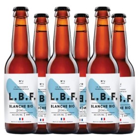 Pack de Bières Blanches Bio "Witbier" - 6 Bières Artisanales L.B.F.