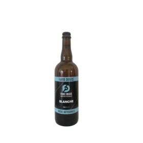 bière Blanche BIO artisanale furie douce en 1 bouteille de 75 cl.