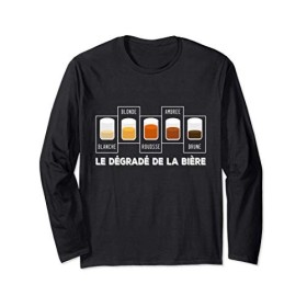 Dégradé De La Bière Blonde Brune Rousse Humour Homme Cadeau Manche Longue