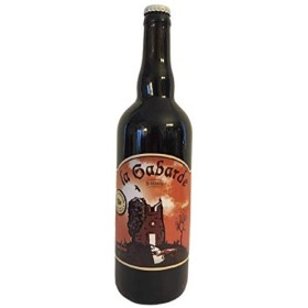 bière ambré BIO artisanale la gabarde en 1 bouteille de 75cl.