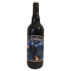 bière brune BIO artisanale la gabarde en 1 bouteilles de 75cl.
