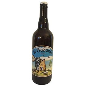 bière blonde BIO artisanale la Gabarde en 1 bouteille de 75cl.