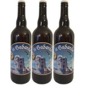 bière blanche BIO artisanale "la Gabarde" en lot de 3 bouteilles de 75cl.