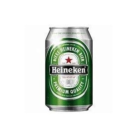 Heineken bière blonde 24x33 cl canette 5% vol
