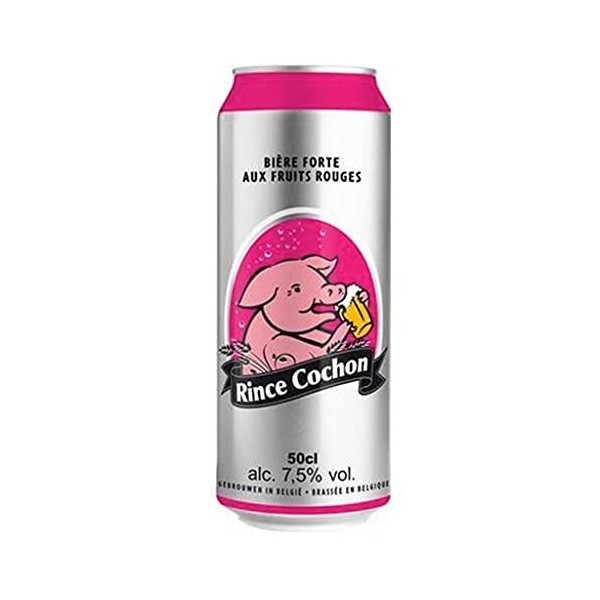 Rince Cochon Forte aux Fruits Rouges 50cl pack de 12 canettes 
