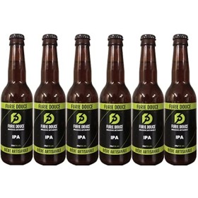 bière IPA BIO artisanale furie douce en 6 bouteilles de 33 cl.