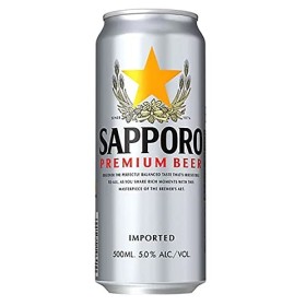 BIERE - SAPPORO 500ml/Canette - Lot de 6, 12, 24, 48 Canettes - Livraison Gratuite France - Expédition depuis France par la s