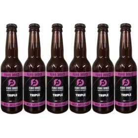 bière Triple BIO artisanale furie douce en lot de 6 bouteilles de 33 cl.