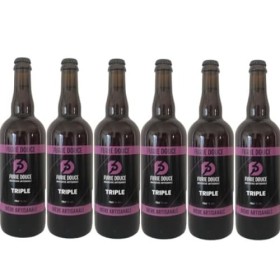 bière triple BIO artisanale furie douce en lot de 6 bouteilles de 75 cl.