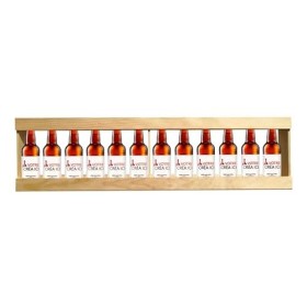 Lot 15 bières Brasserie Gasconha avec Caisse Bois - Coffret degustation biere avec etiquette bouteille personnalisable pour p