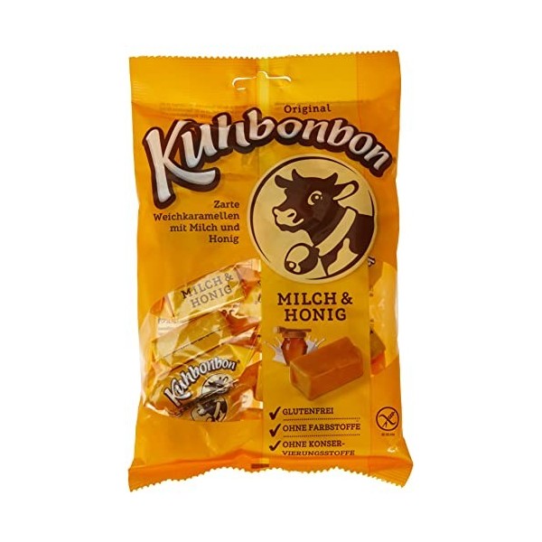Kuhbonbon Bonbons au Caramel avec Lait/Miel 200 g