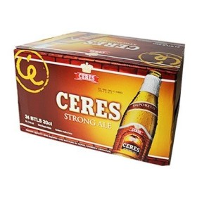 Biere Ceres Strong Ale Caisse de 24 bt. x 0,33 lt.
