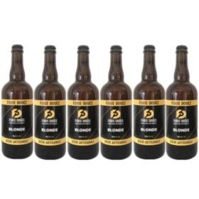 Bière blonde supérieur BIO brasserie artisanale 4% "furie douce" 6 x 75 cl.