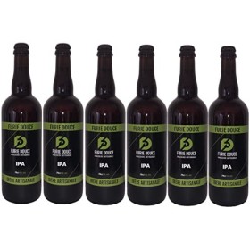 bière IPA BIO artisanale furie douce en 6 bouteilles de 75 cl.