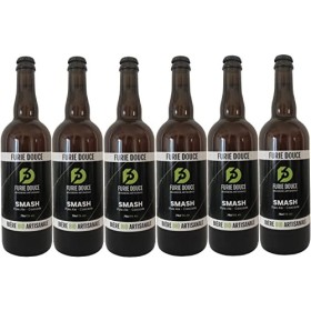 bière SMASH BIO artisanale furie douce en 6 bouteilles de 75 cl.