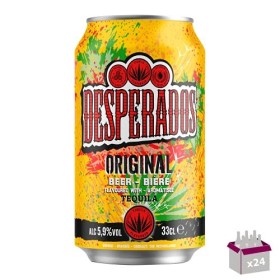 Desperados Bière aromatisée tequila 5.9° 24 x 33 cl boîte
