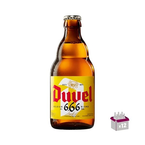 Duvel Bière Blonde belge 6.66° 12x33 cl