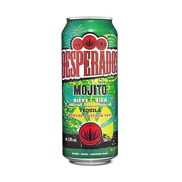 Desperados saveur Mojito Bière téquila menthe et citron vert | 5.9° | Canette | 12x50 cl