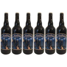 bière brune BIO artisanale la Gabarde en lot de 6 bouteilles de 75cl.