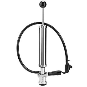 Telituny Bière Bière Bière-8in D-System Heavy Duty Beer Party Pump Pompe à bière Bière Keg Tap Set Homebrew