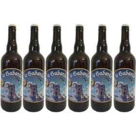 bière blanche BIO artisanale "la Gabarde" en lot de 6 bouteilles de 75cl.