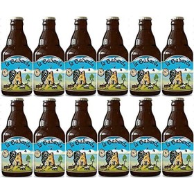 Bières Artisanales Blonde BIO la Gabarde en carton de 12 bouteilles de 33cl.