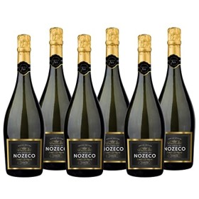 Nozeco - Vin Blanc Effervescent - Sans Alcool - Vegan 6 x 0.75 l 