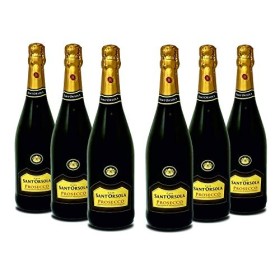 SantOrsola Prosecco D.O.C. ExtraDry Sec Vin Petillant Italien Set de 6 Bouteilles x 75 cl