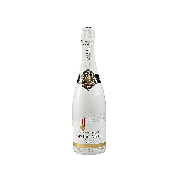 Arthur Metz - Crémant ICE Demi-sec blanc, Méthode traditionnelle, vieilli sur lattes 1 x 0,75 L 