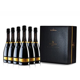 SantOrsola Prosecco D.O.C. LX Brut Millesime Sec Vin Petillant Italien Set de 6 Bouteilles, Blanc, 750 milliliters