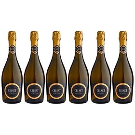 CRUSET - Vin Mousseux Extra-Dry - Blanc de Blancs - Origine : France 6 x 0.75 l 