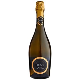 CRUSET - Vin Mousseux Extra-Dry - Blanc de Blancs - Origine : France 6 x 0.75 l 