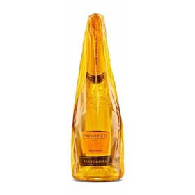 SANTORSOLA Prosecco D.O.C. Extra Dry Millesime Sec + Prosecco D.O.C. Rosè Vin Petillant Italien en coffret cadeau - 2 Boutei