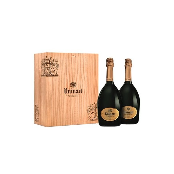 Ruinart, Coffret Duo R de Ruinart - Champagne - 1,50L