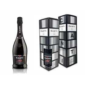 Canti Asti D.O.C.G. Millesimato Vin Petillant Doux Italien avec coffret cadeau - 1 Bouteille x 75cl