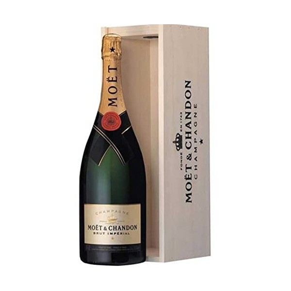 Moet & Chandon Imperial Brut Champagne Magnum sous Coffret Bois 1,5 L