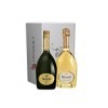Coffret Vinaddict Champagnes Ruinart -R de Ruinart & Ruinart Blanc de Blancs