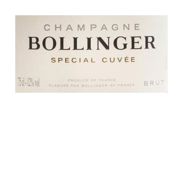 Champagne Special Cuvée Brut Blanc - Bollinger - 75cl - Cépages Pinot Noir, Chardonnay - 16/20 La Revue du Vin de France